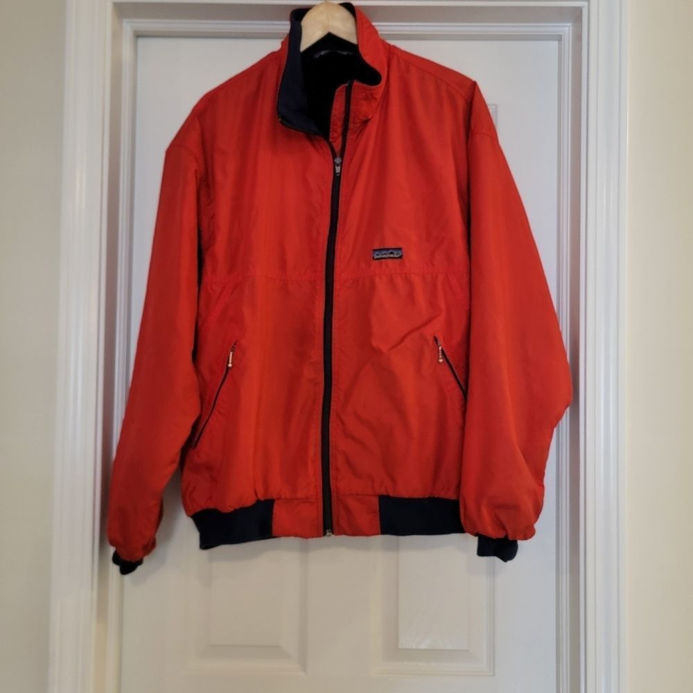 RARE 1982 BIG TAG LABEL Patagonia Vintage RED SHELL JACKET Men M Womens L